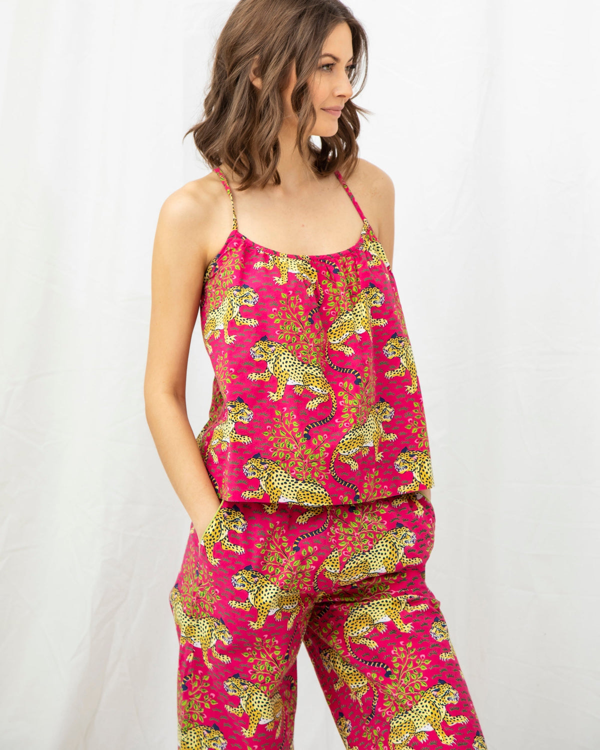 Bagheera Back to Bed PJ Set - Hot Pink