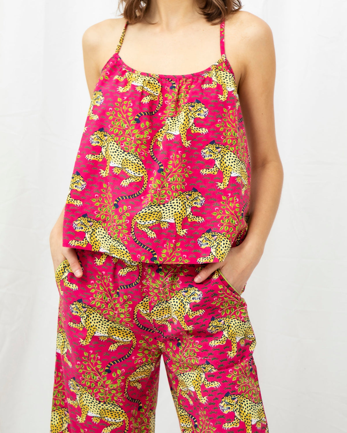 Bagheera Back to Bed PJ Set - Hot Pink
