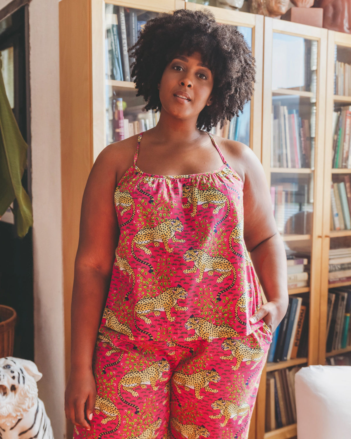Bagheera Back to Bed PJ Set - Hot Pink