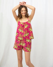 Bagheera Back to Bed Shorts Set - Hot Pink