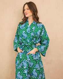 Tiger Queen Robe - Jade