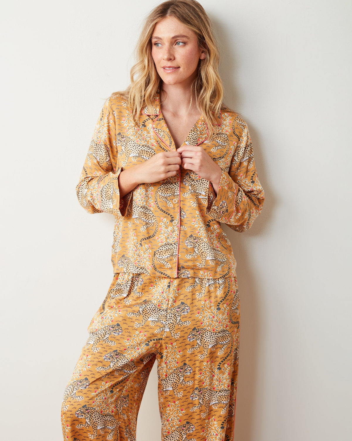 Bagheera - Checkered PJ Set - Tobacco
